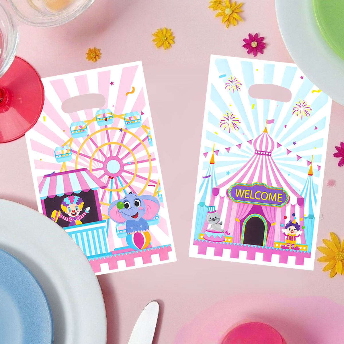 Party Event Supply Store - 20 stuks/40 stuks feestcadeautasjes, cadeautasjes met