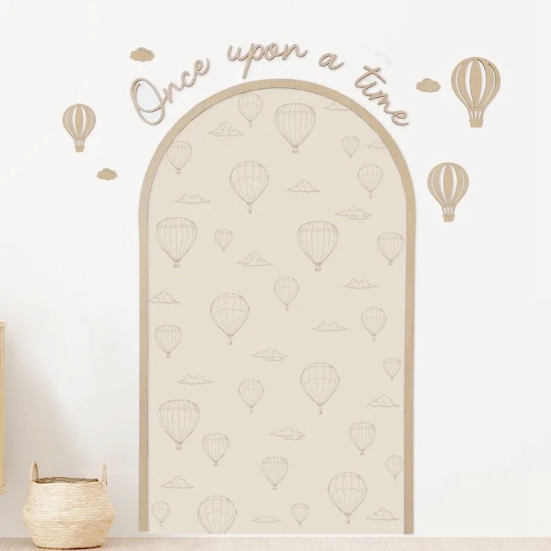 Balloon Arch Kit - Houten Heteluchtballonnen Houten Frame Boog 90X150