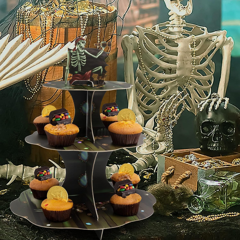 Schedel Piraat Cupcake Stand T - Cupcake Stand Tier recensie en prijs