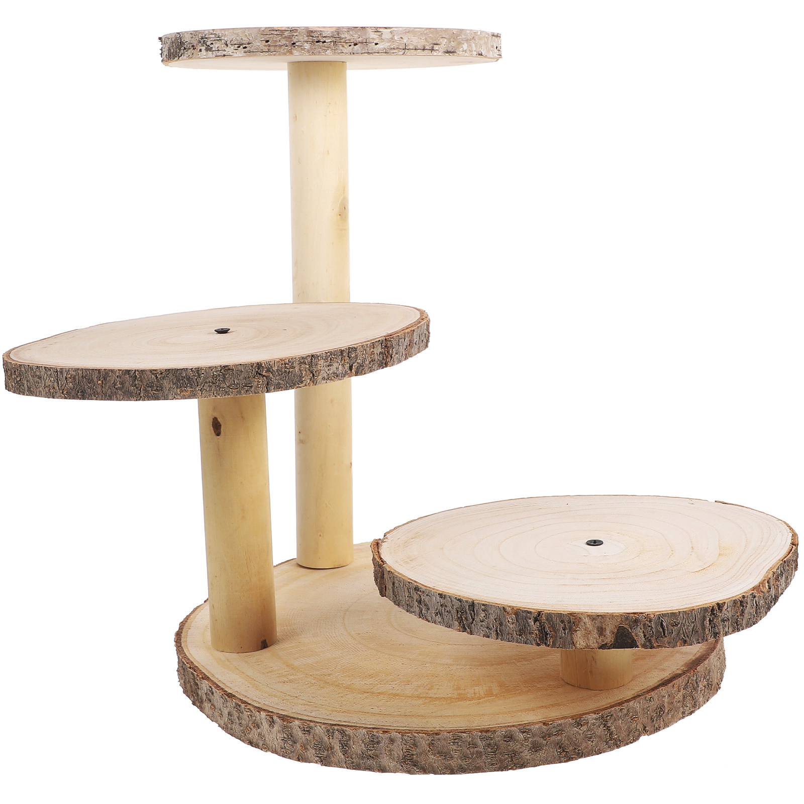 Houten taartstandaard, rustiek - Cupcake Stand Tier recensie en prijs
